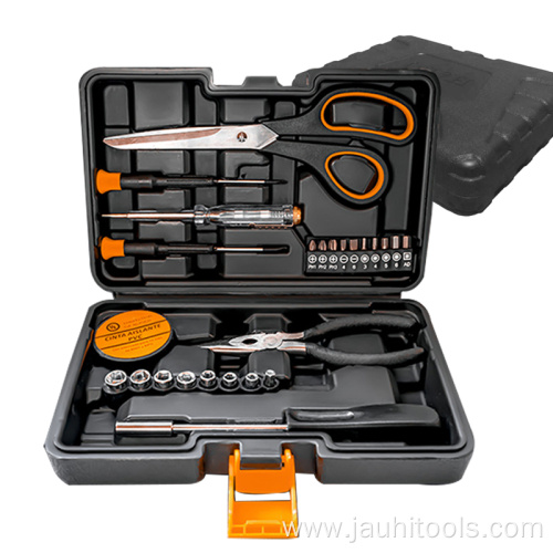 Hardware tool set 26pc household manual electrician toolbox